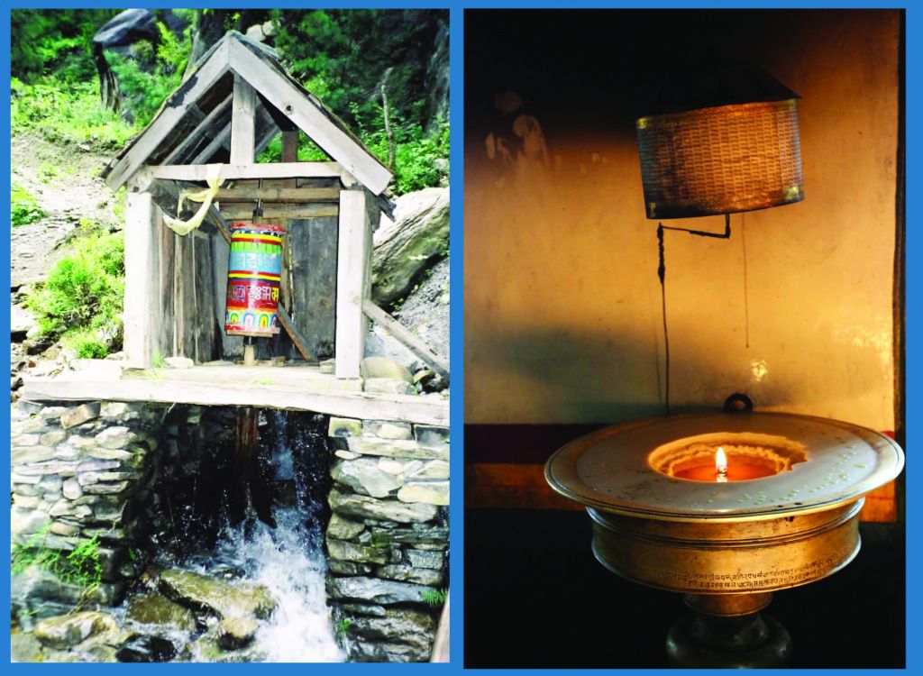 Огненные и водяные молитвенные барабаны