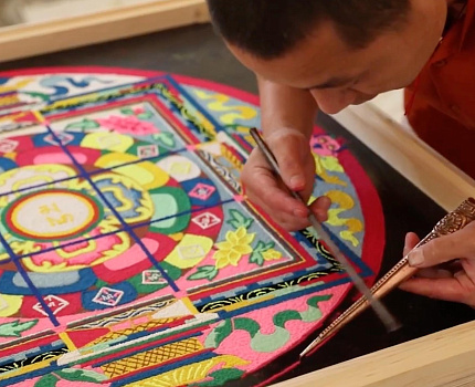 Песочные мандалы традиции Бон