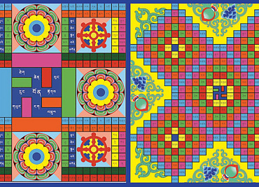 Колесо звука — графическая поэзия Юнгдрунг Бон